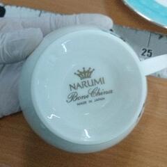 0830-354 NARUMI リボンデザイン カップ＆ソーサーの画像