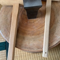 新品保管品　彫金用木台の画像