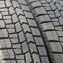 極上２０２４年製ダンロップ冬タイヤ工賃込み１４５／８０Ｒ１３　４本セットの画像