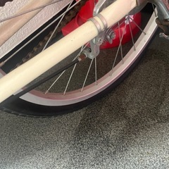 無印良品自転車　20インチ　後輪パンクの画像