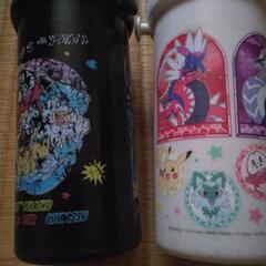 ポケモンプラスチック水筒２個ひもなしの画像