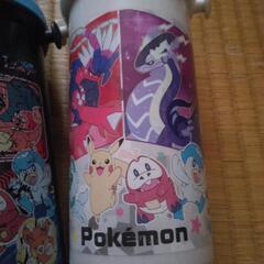 ポケモンプラスチック水筒２個ひもなしの画像