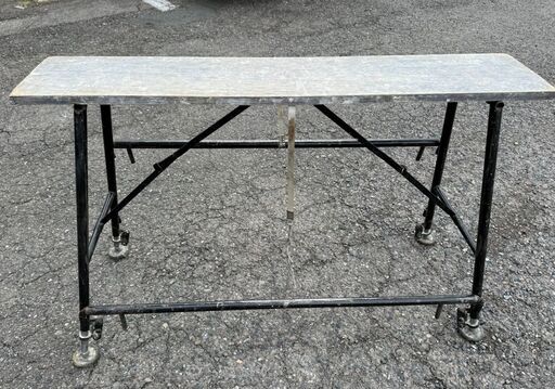 左官馬　作業台　高さ調整足場台　ソーホース　　最高約120cm  良品　