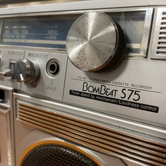 TOSHIBA ラジカセ RT-S75 BOM BEAT東芝 【現状販売品】の画像