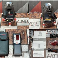【中古】ボッシュ BOSCH GLL8-40E レーザー墨出器 受光器付 ※未校正の為ジャンク品扱い【ハンズクラフト佐賀】の画像