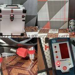 【中古】ボッシュ BOSCH GLL8-40E レーザー墨出器 受光器付 ※未校正の為ジャンク品扱い【ハンズクラフト佐賀】の画像