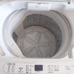 【2020年製】ヤマダ 単身用洗濯機  YWM-T60H1  6.0kの画像