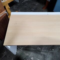 オフィスデスク ロング 幅1500×奥700×高720mm 配線隠し付き 25h菊STの画像