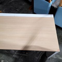 オフィスデスク ロング 幅1500×奥700×高720mm 配線隠し付き 25h菊STの画像