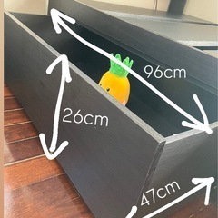 収納付きベッドの画像