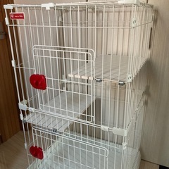 アイリスオーヤマ　ミニキャットケージ3段タイプの画像