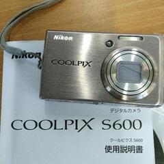 0830-389 Nikon デジタルカメラ COOLPIX S600の画像