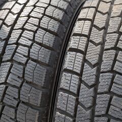 ２０２３年ダンロップ製冬タイヤ工賃込み１５５／６５Ｒ１４　４本セットの画像