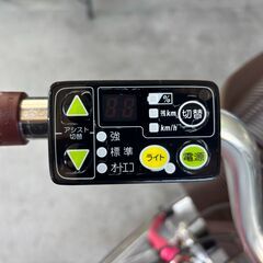 リサイクル自転車(2508-06) 電動アシスト自転車(ﾔﾏﾊ) 6.2Ah 26ｲﾝﾁの画像