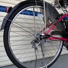 リサイクル自転車(2508-06) 電動アシスト自転車(ﾔﾏﾊ) 6.2Ah 26ｲﾝﾁの画像
