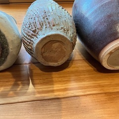 花瓶　口が小さめ　3点セット　1点作家の画像