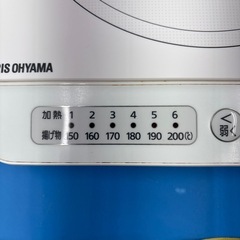 アイリスオーヤマ  IHコンロ  1口  2024年製の画像