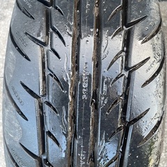 RAYS TE37 Volk Racing 14インチホイール、タイヤ4本セット（カプチーノでジムカーナ使用）の画像
