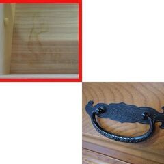 4段チェスト 整理箪笥 たんす 幅109cm 高さ80.5cm 木製 衣類収納 タンス 札幌市東区 新道東店の画像