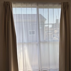 カーテン　レースカーテン　セットの画像