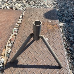  『旗置用　三脚』ステンレス製 の画像