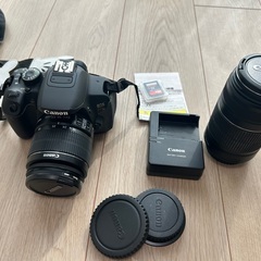 キャノン　Canon EOS Kiss X6i ダブルレンズの画像
