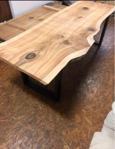 大特価 無垢 一枚板ダイニングテーブル 送料込み 大特価 無垢 一枚板ダイニングテーブル 近場配送無料