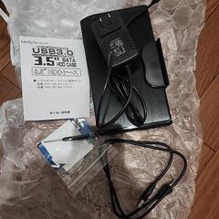 3.5"HDD SATA CASE ケース external  storage の画像