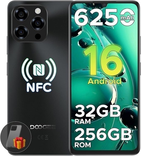 Android 16 6.7 インチ HD+大画面 スマートフォン　SIMフリー　32+256GB