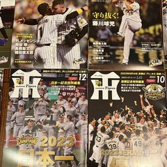 月刊　阪神タイガース　バックナンバーなど　まとめて10冊の画像