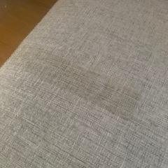 グレー オットマン 約50cm x 50cm スツール　四角形の画像