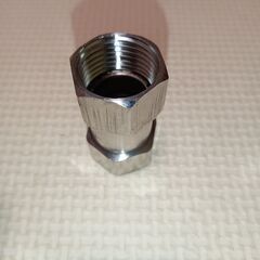 G1/2 オス/メスネジ水道管ジョイント　配管コネクター　ステンレス　パイプ継手　G1/2　両メス　両オスの画像