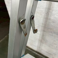 【Pica】 PFD-3 アルミ製 脚立 アルミ脚立 DIY 工具 作業用 折りたたみ式 脚立 上枠付き踏み台 3段踏み台 ⑦ A0285の画像