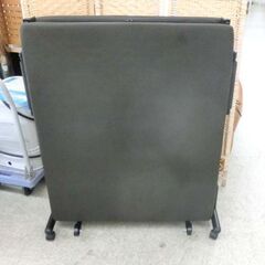 折りたたみベッド セミシングル マットレス付き ブラウン コンパクト 来客用 仮眠用 折り畳み 札幌 西野店の画像