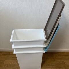 ゴミ箱20L　３個セット　新輝合成の画像