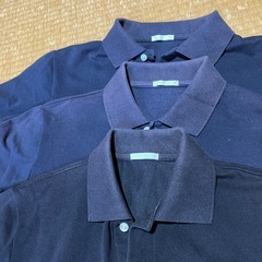 ＧＵのポロシャツ３枚セットの画像