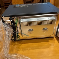 【新品未使用】MO-F1809 オーブンレンジ ブラック アイリスオーヤマの画像