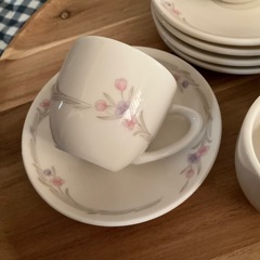 エスプレッソ用コーヒーカップ&ソーサー　5客の画像