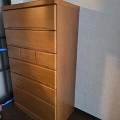 ニトリ　木製タンスの画像