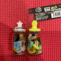 消しゴム（スプラトゥーン3、BT21）の画像