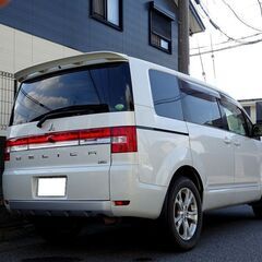 車検満タン 4WD デリカD5 クリーンディーゼルターボ ナビ フルセグTV Bluetooth フリップダウンモニター バックモニター 両側パワスラ スマートキー シートヒーター クルコン HID ETCの画像