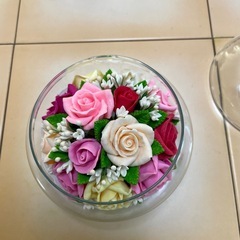 シャボンフラワー　石けんフラワー　お花　フラワー石けん　の画像