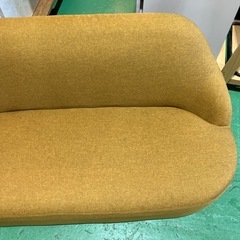 【NOCE/ノーチェ】2人掛けソファ　二人掛けソファ　2p 2P ソファ　ローソファ　家具　インテリア　からし色　マスタードイエロー　オシャレ家具の画像