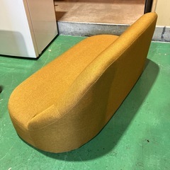 【NOCE/ノーチェ】2人掛けソファ　二人掛けソファ　2p 2P ソファ　ローソファ　家具　インテリア　からし色　マスタードイエロー　オシャレ家具の画像