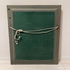 アンティーク　金色フレームの抽象油彩画　アートの画像