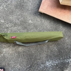 【商談中】コールマン　組立式ベッド　キャンプ　収納　グリーン の画像