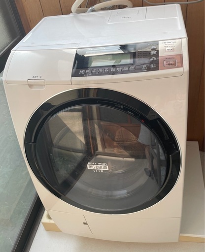 【左開き・大容量】日立 ドラム式洗濯機 BD-S8800L ライトベージュ