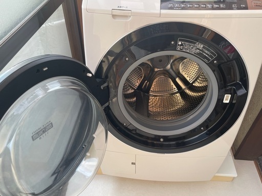 【左開き・大容量】日立 ドラム式洗濯機 BD-S8800L ライトベージュ