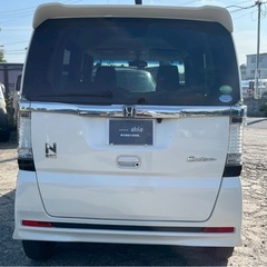 【支払総額22万円】h26年式NBOXカスタム 車検令和9年9月  修復歴なし 機関良好 TV BTオーディオ バックカメラ 片側パワスラ 人気車種！の画像