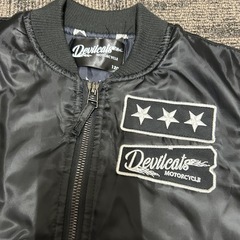 Devil cats ジャケット 中綿  スカジャン　120  の画像